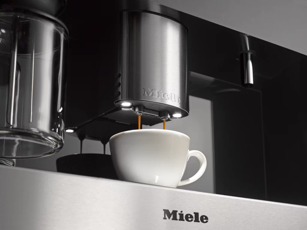 Miele Coffee Maker Brewing