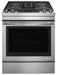 A Jennair Range With A Built in Downdraft