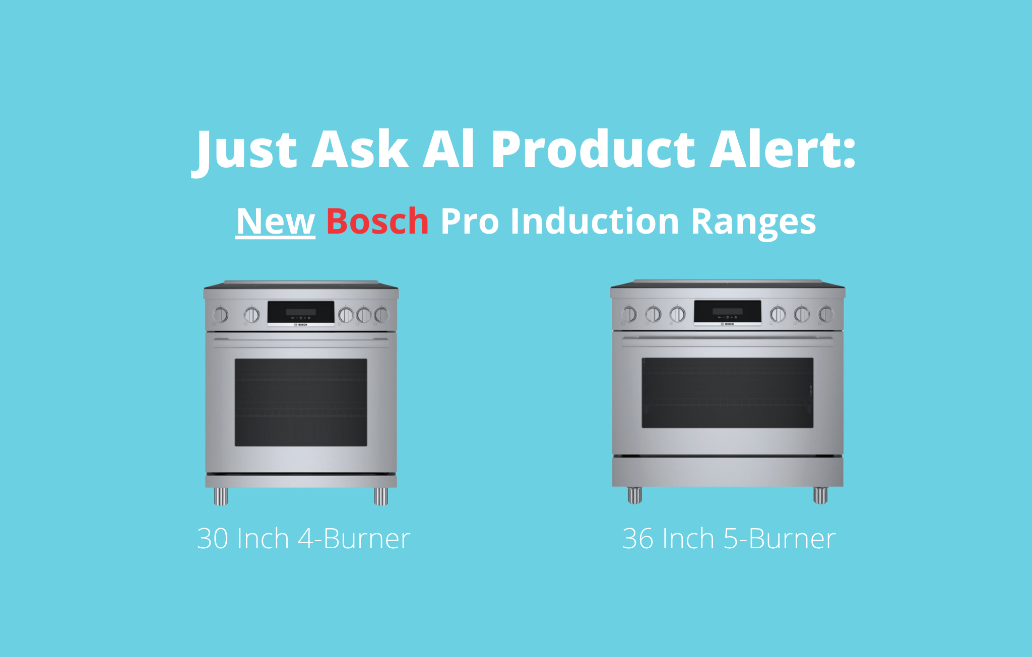 Bosch HIS8055U and HIS8065U Induction Ranges