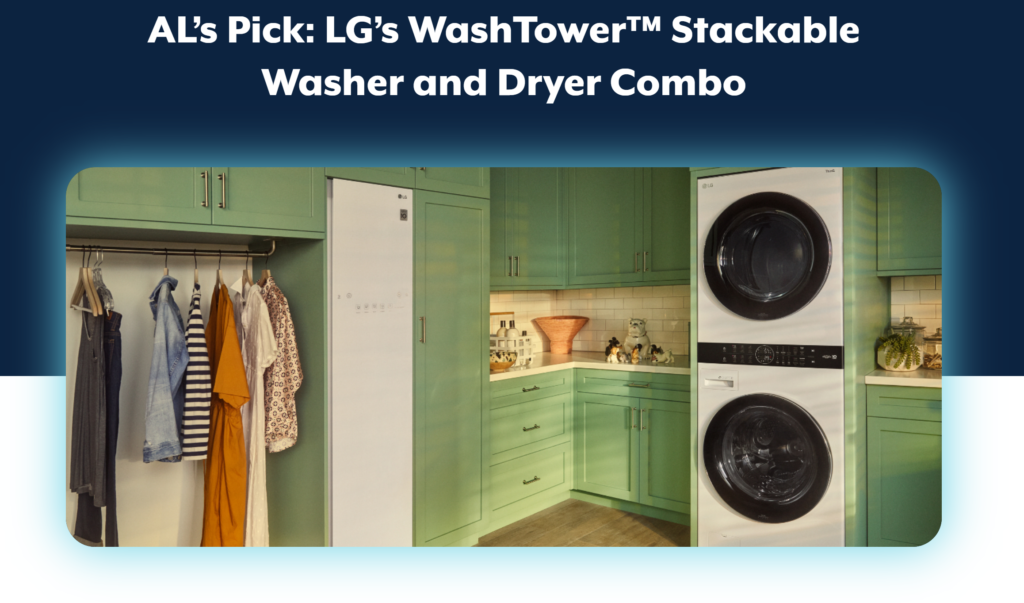 Al's Pick: LG's WashTower Stackable Washer and Dryer Combo