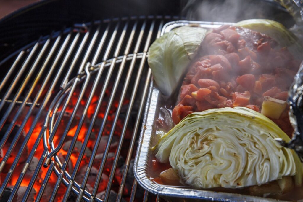 St. Patricks Day recipes cooking on the grill!
