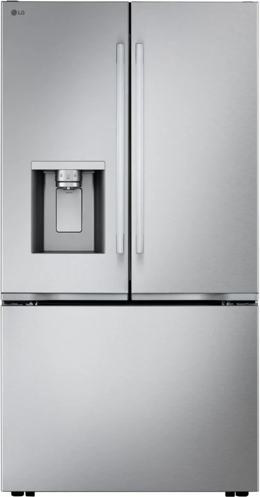 Front view photo of the LG LF24Z6530S French Door Refrigerator