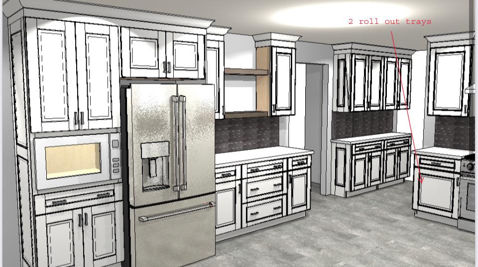 My kitchen renderings